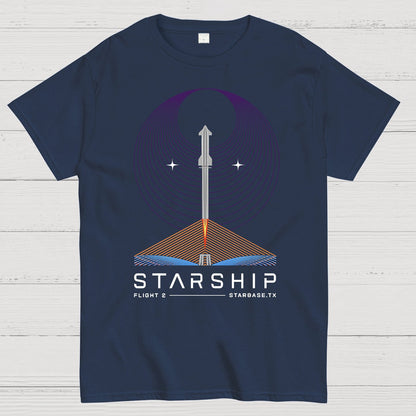 Starship Flight 2 Nerdy T-Shirt