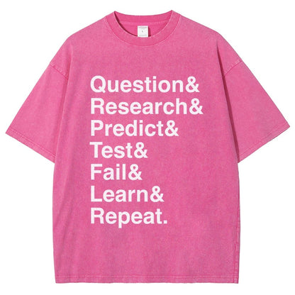Scientific Method Vintage Distressed T-shirt