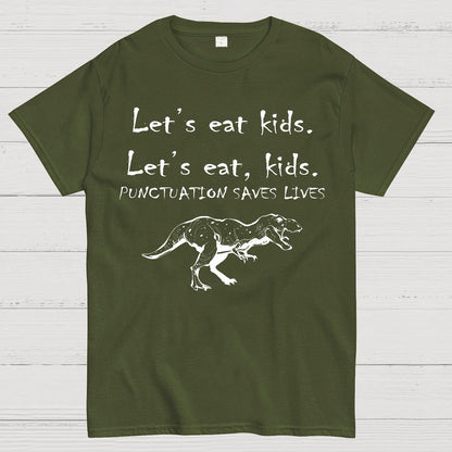 Punctuation Saves Lives .Geek T-Shirt