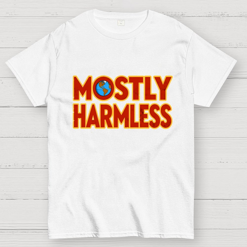 Mostly Harmless Art Print Geek T-Shirt