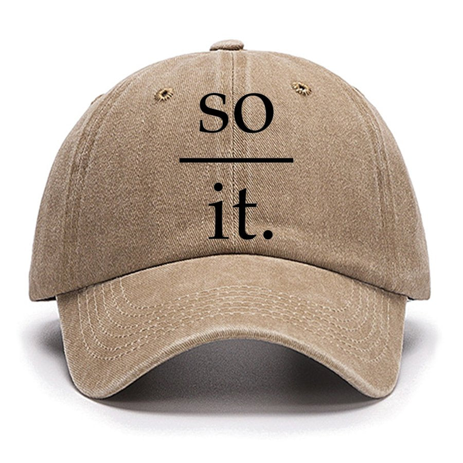 So Over It Nerd Cotton Hat
