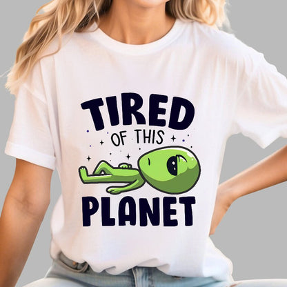Tired of This Planet Nerdy T-Shirt