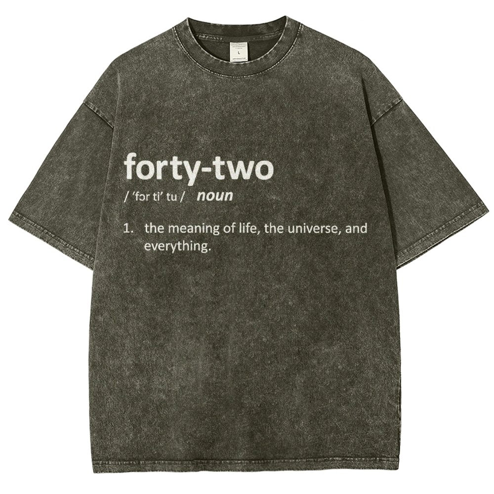 42 Definition Vintage Distressed T-shirt
