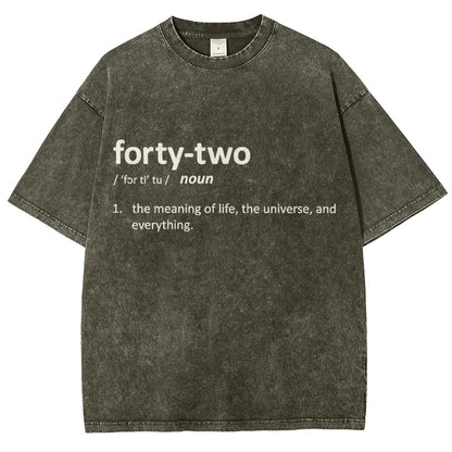 42 Definition Vintage Distressed T-shirt
