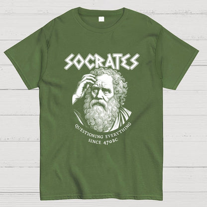 Socrates Questioning Everything Geek T-Shirt
