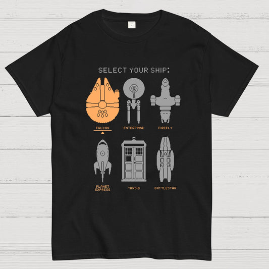Choose Your Ship Geeky T-Shirt