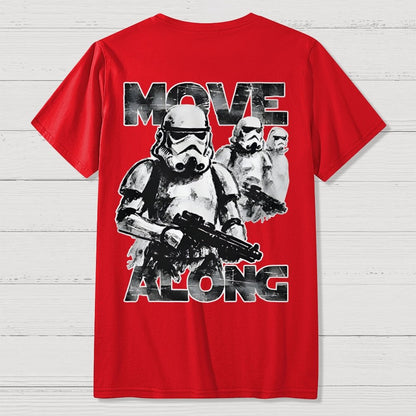 Move Along Front And Back Printing Geek T-Shirt