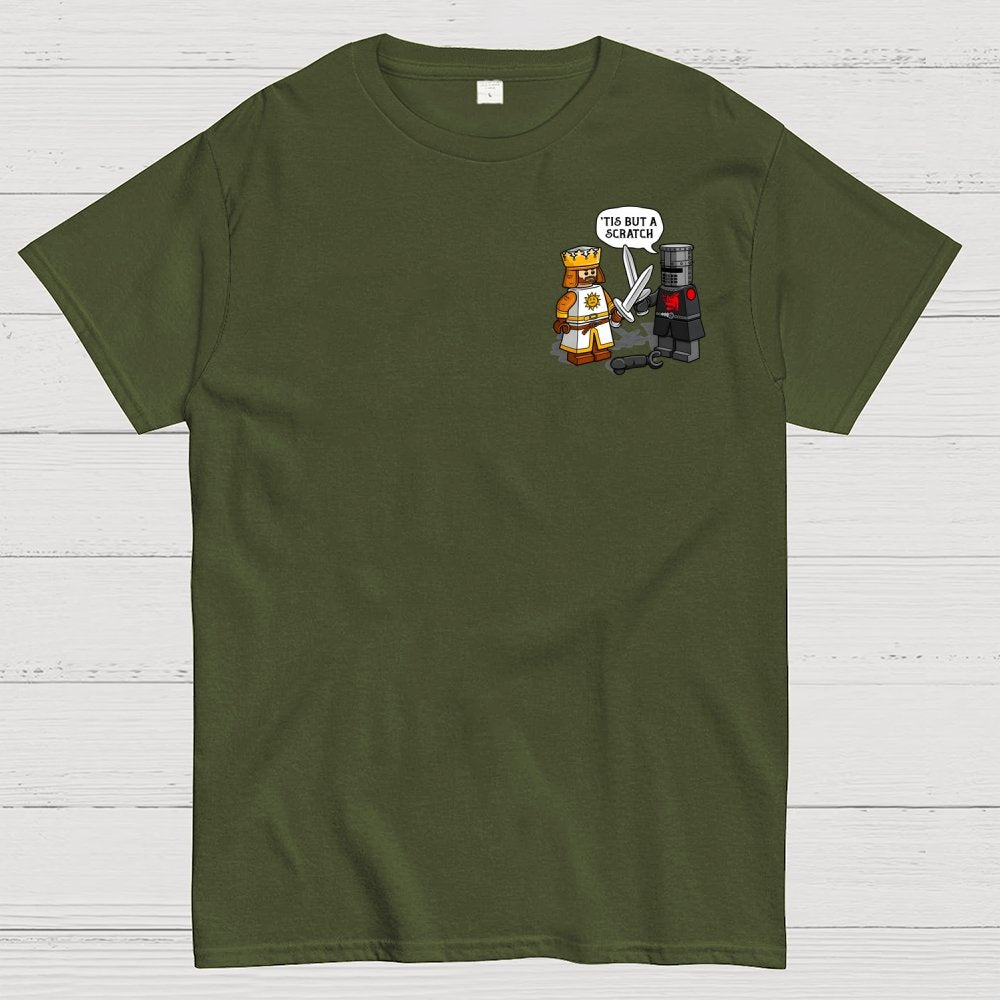 King Vs Knight Front And Back Printing Geek T-Shirt