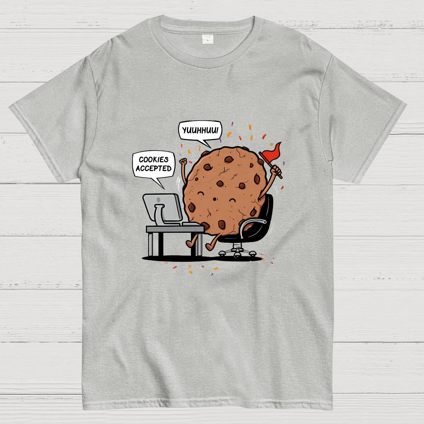 Cookies Accepted Nerdy T-Shirt