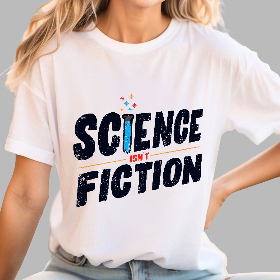 Science Is Not Fiction Geek T-Shirt