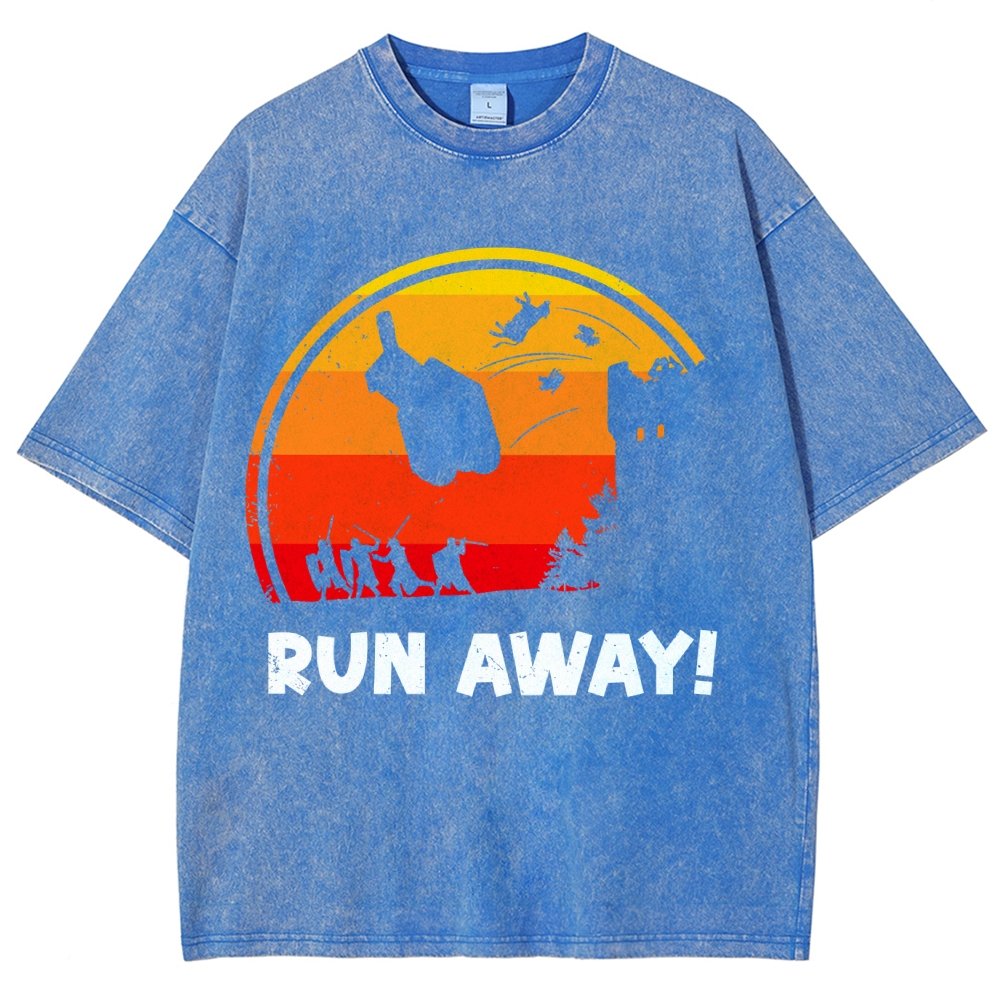 Run Away Vintage Distressed T-shirt