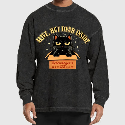 Alive But Dead Inside Washed Long Sleeve Tee