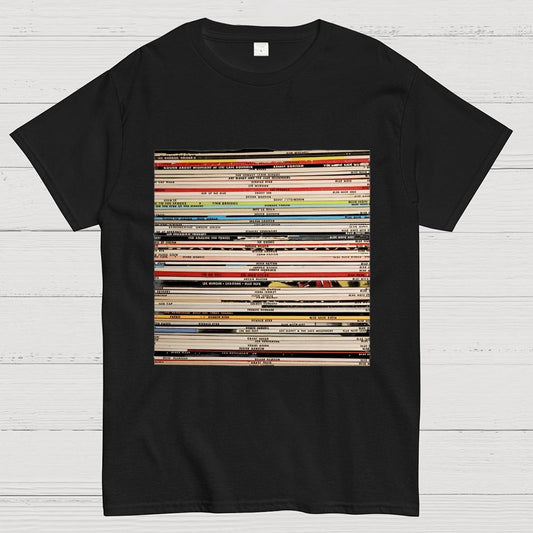 Vintage Vinyl Records Unisex Geek T-Shirt