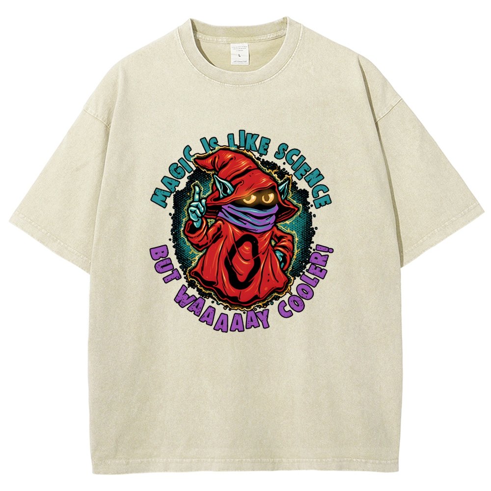 Magic Is Like Science Vintage Distressed T-shirt