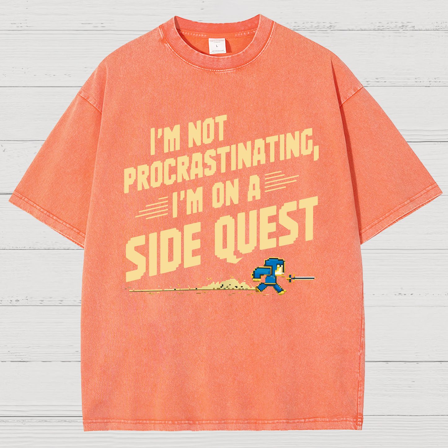 I'm Not Procrastinating, I'm on a Side Quest Vintage Distressed T-shirt