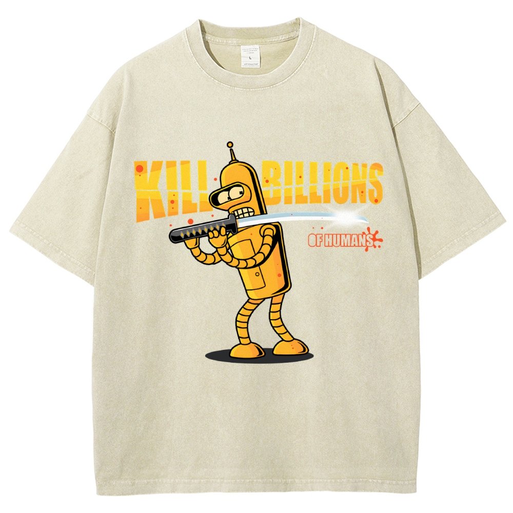 Kill Billions Vintage Distressed T-shirt