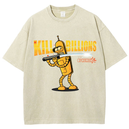 Kill Billions Vintage Distressed T-shirt