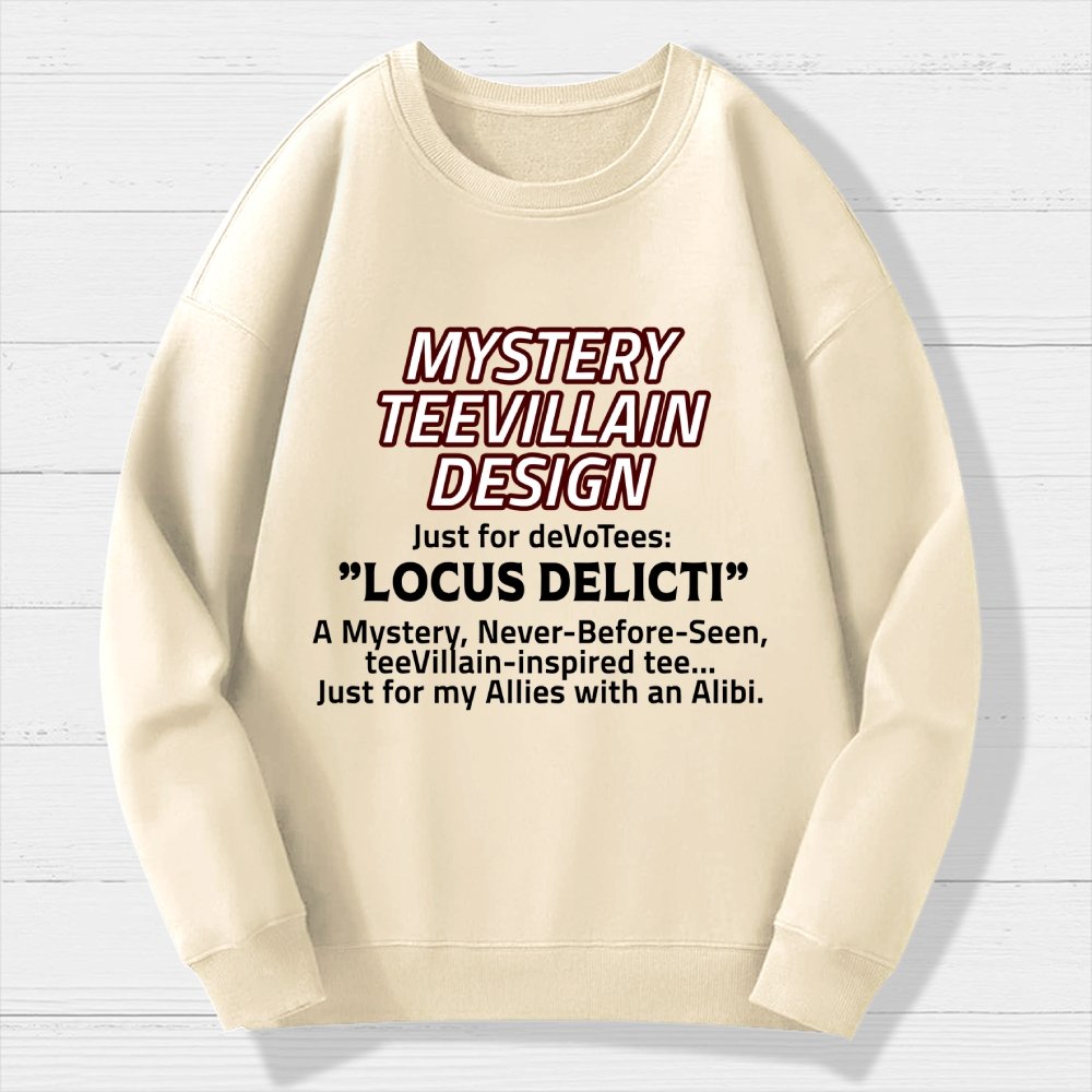 Locus Delicti Geek Cotton Sweatshirt