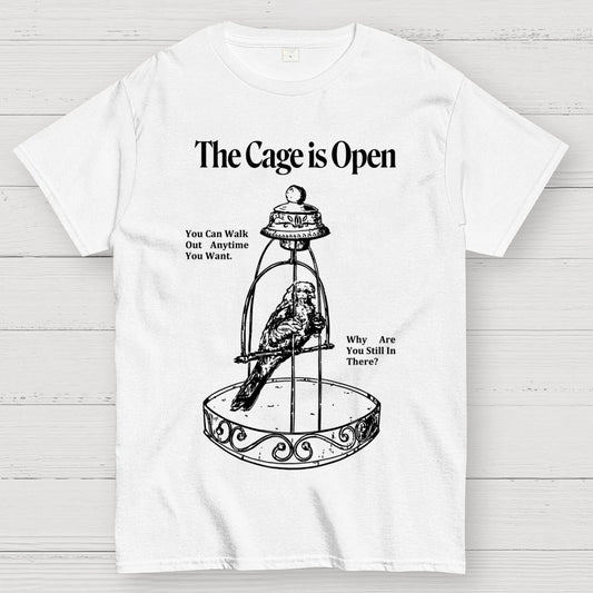 Bird in a cage Geek T-Shirt