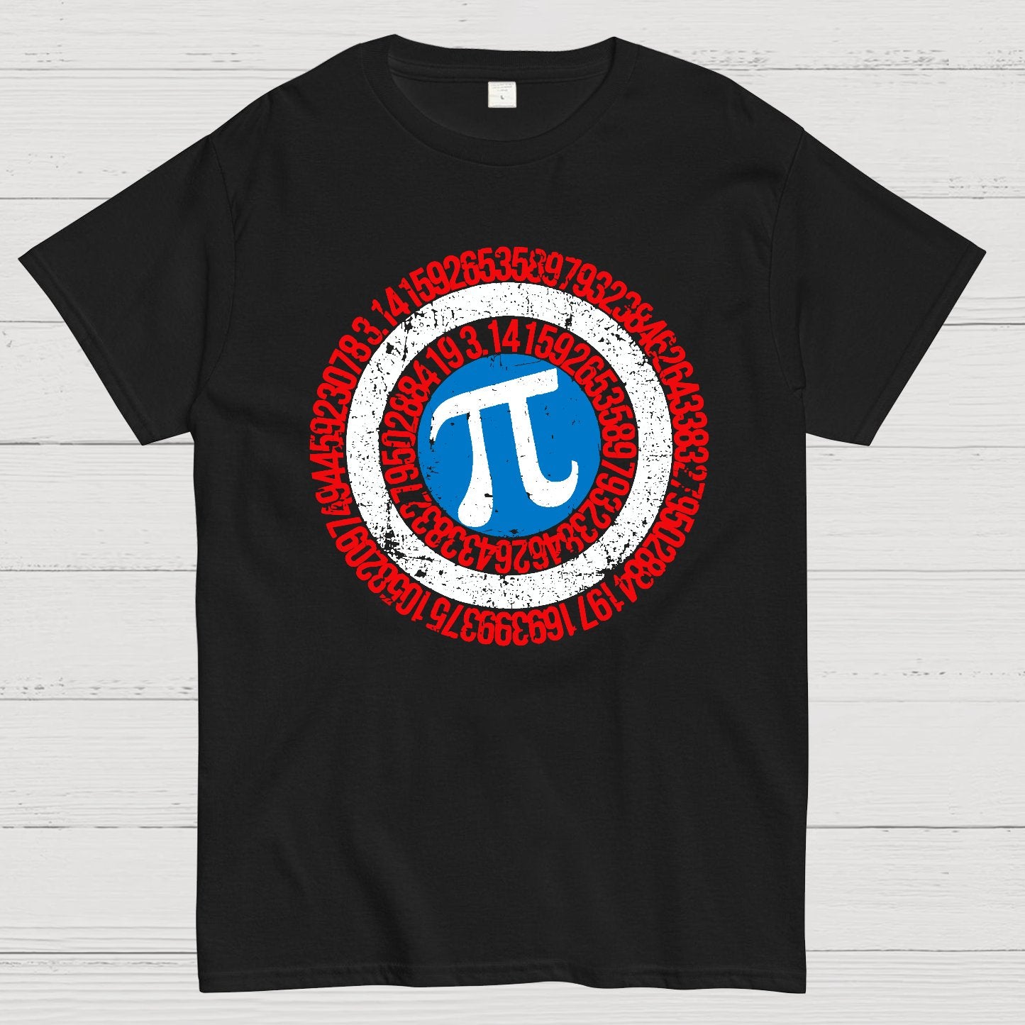 Pi Day Hero Shield Geek T-Shirt