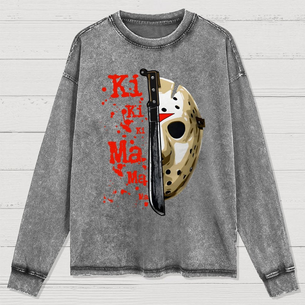 Kill Her Mommy Washed Long Sleeve Tee
