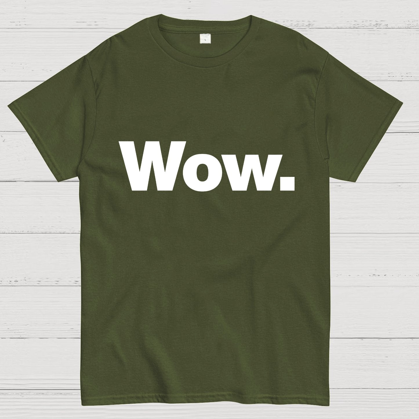 Wow. Classic Geeky T-Shirt