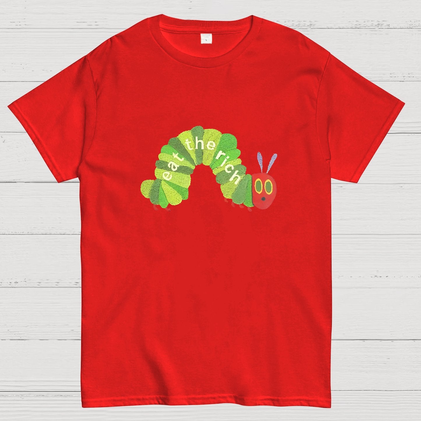 Eat the Rich Print Geek T-Shirt