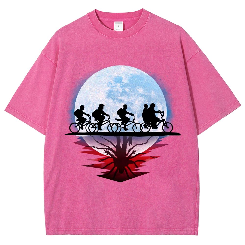 Strange Moon Vintage Distressed T-shirt