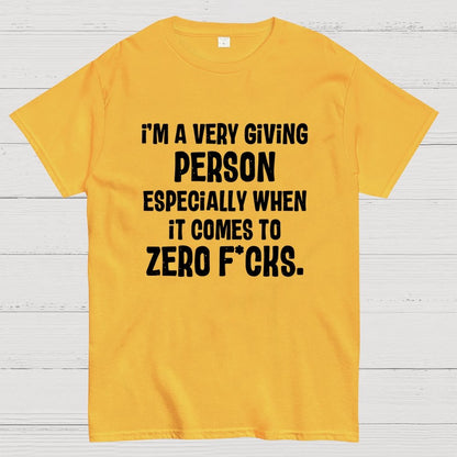 Zero Fcks Geek T-Shirt