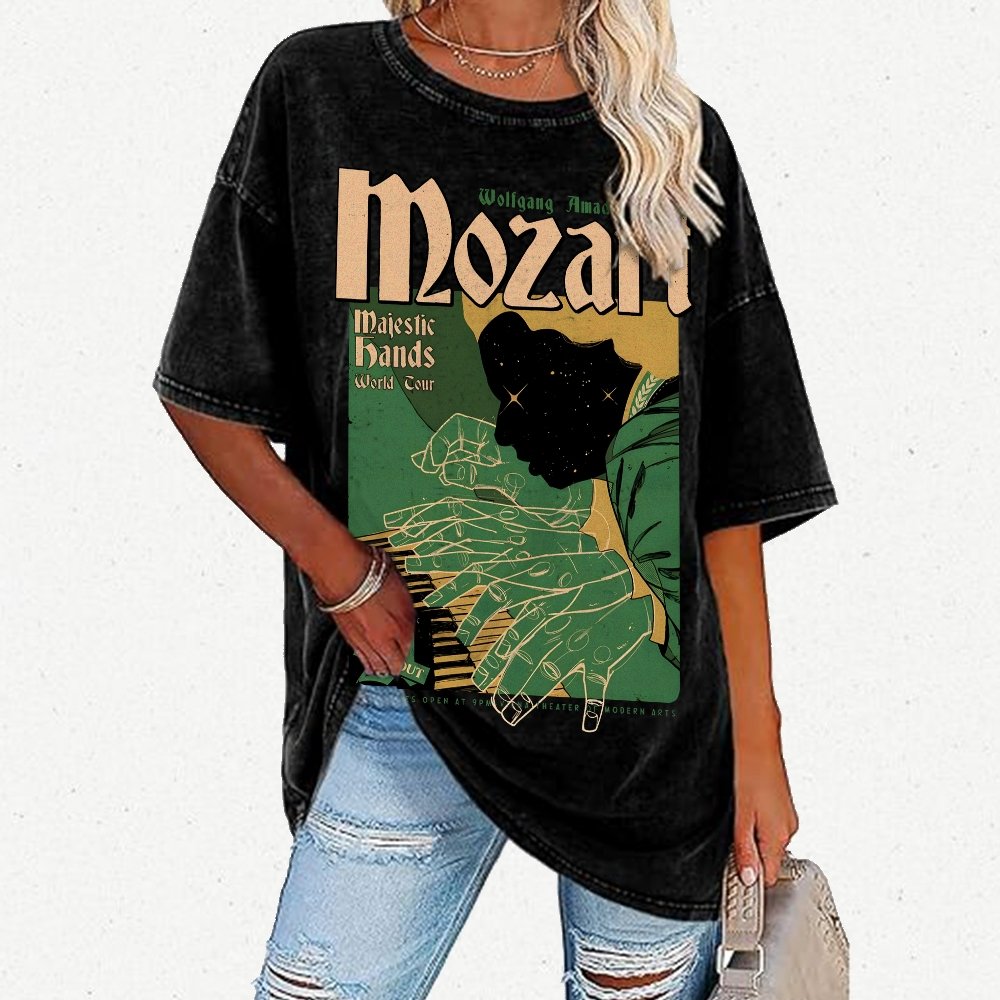 Rock Me Amadeus Vintage Distressed T-shirt