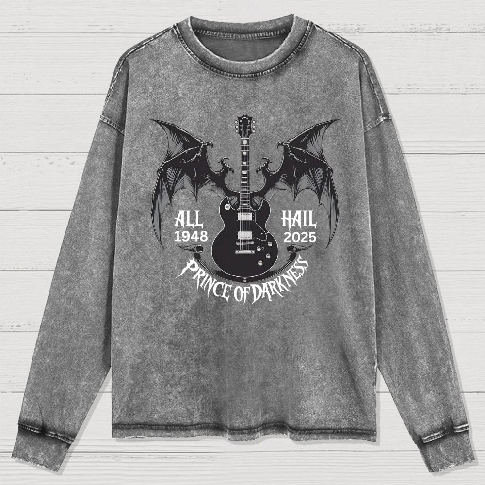 Prince of Darkness Washed Long Sleeve Tee