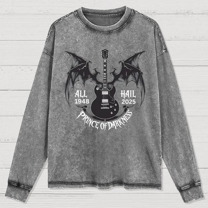 Prince of Darkness Washed Long Sleeve Tee