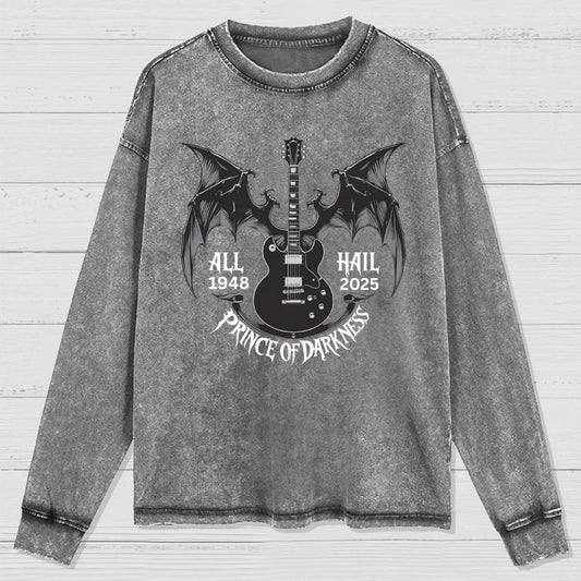 Prince of Darkness Washed Long Sleeve Tee