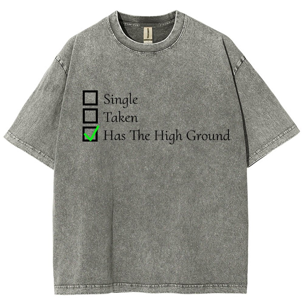 You Have the High Ground Vintage Distressed T-shirt