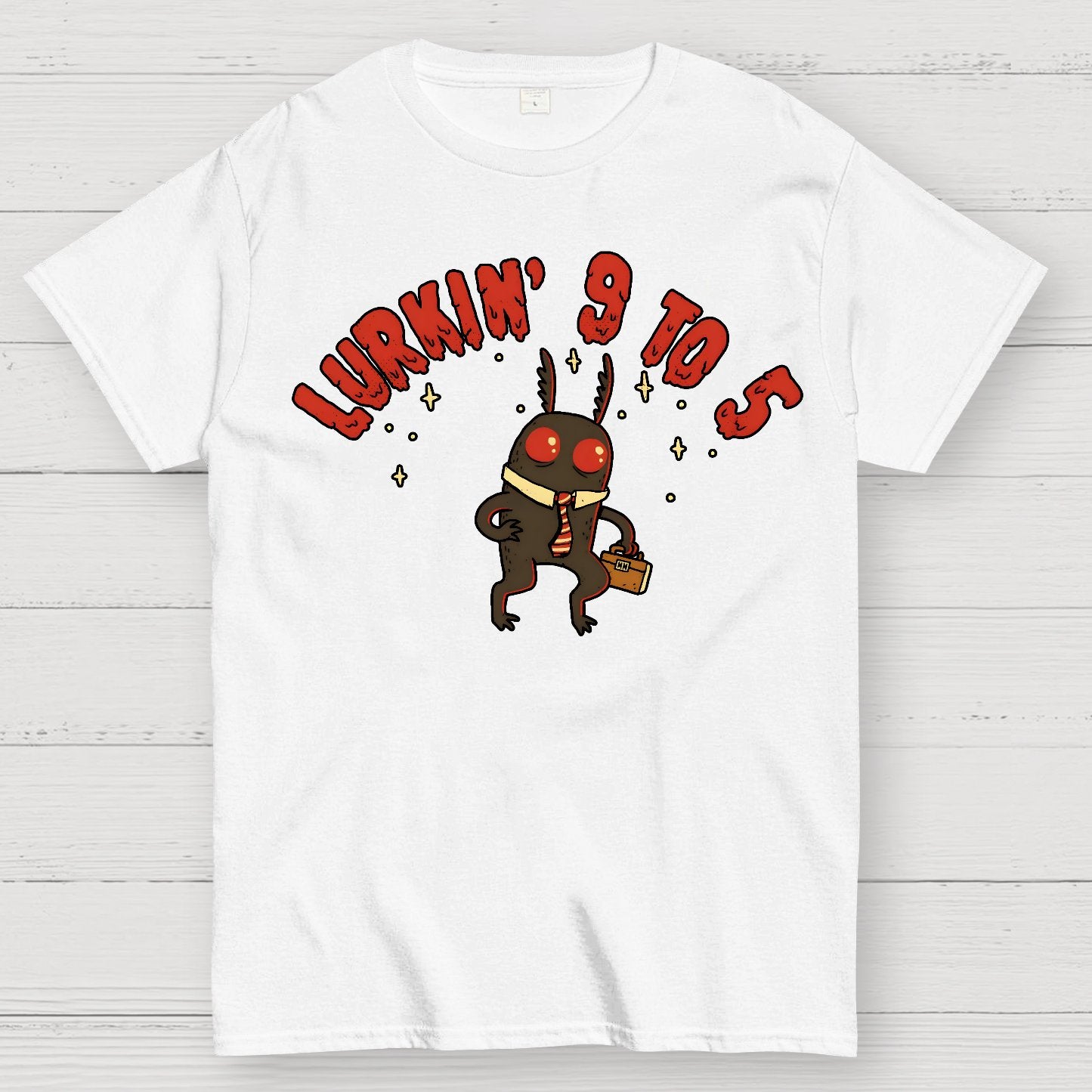 Mothman's Day Job Geek T-Shirt