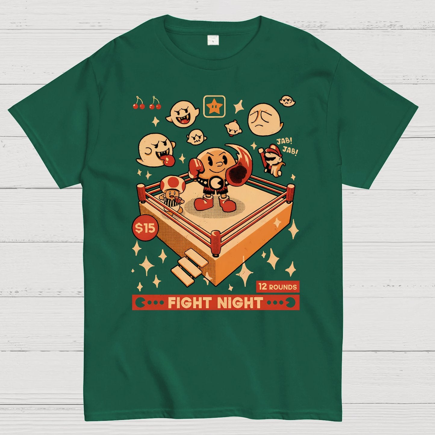 Retro Arcade Showdown Geek T-Shirt