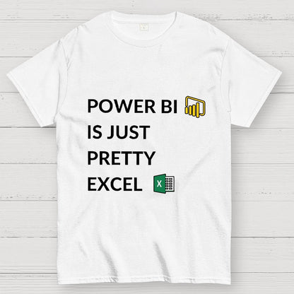 Excel VS Power BI Unisex Geek T-Shirt