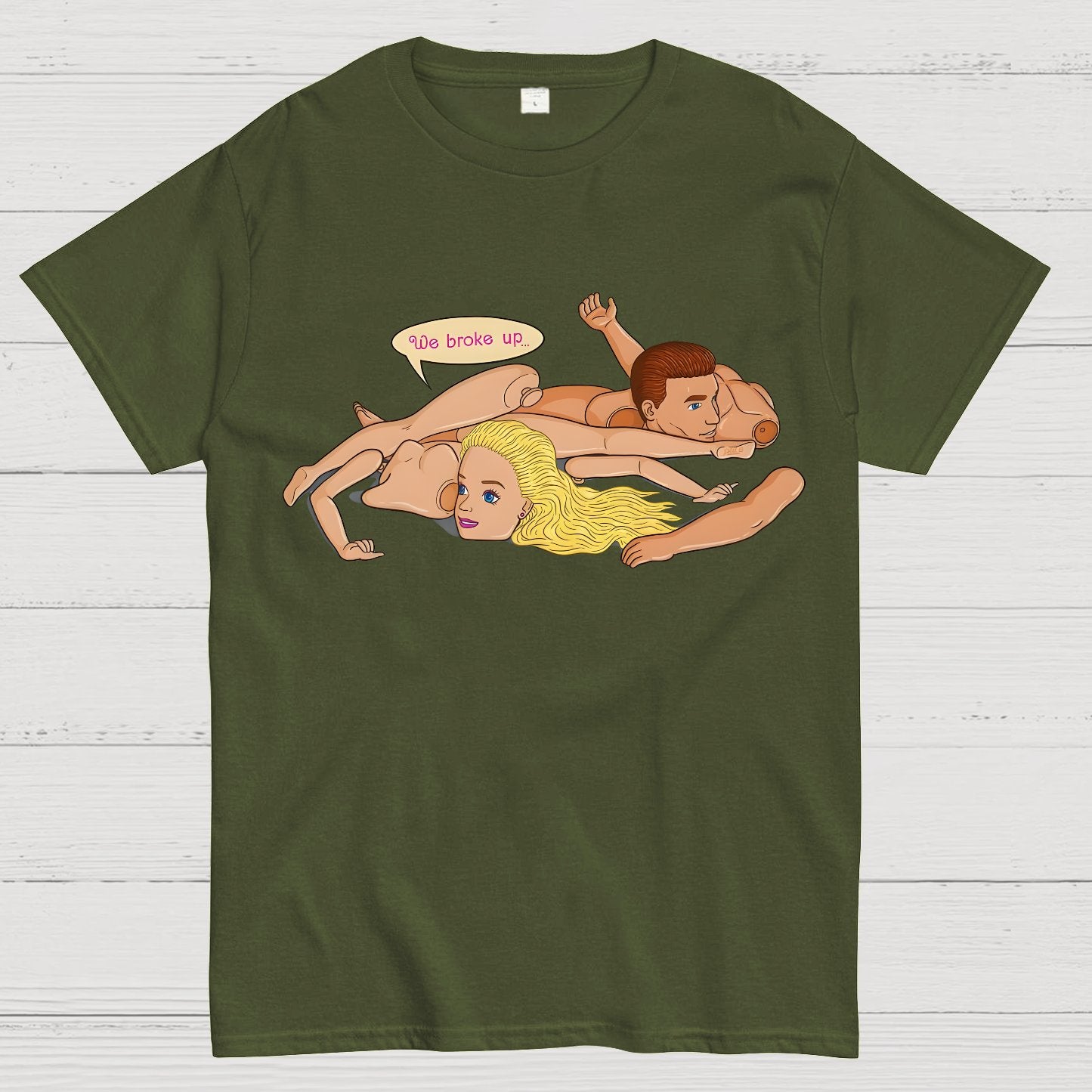 We Broke Up The Break up Funny Geek T-Shirt