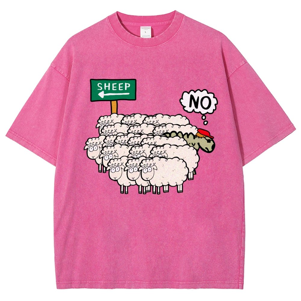Don’T Be A Sheep Vintage Distressed T-shirt