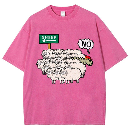 Don’T Be A Sheep Vintage Distressed T-shirt