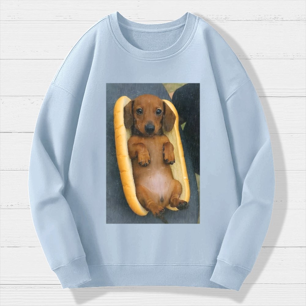 Real Hot Dog Geek Cotton Sweatshirt
