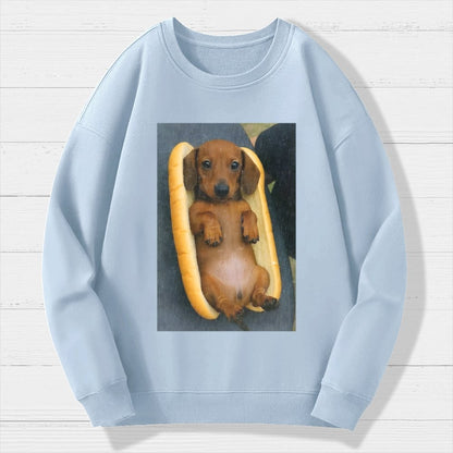 Real Hot Dog Geek Cotton Sweatshirt