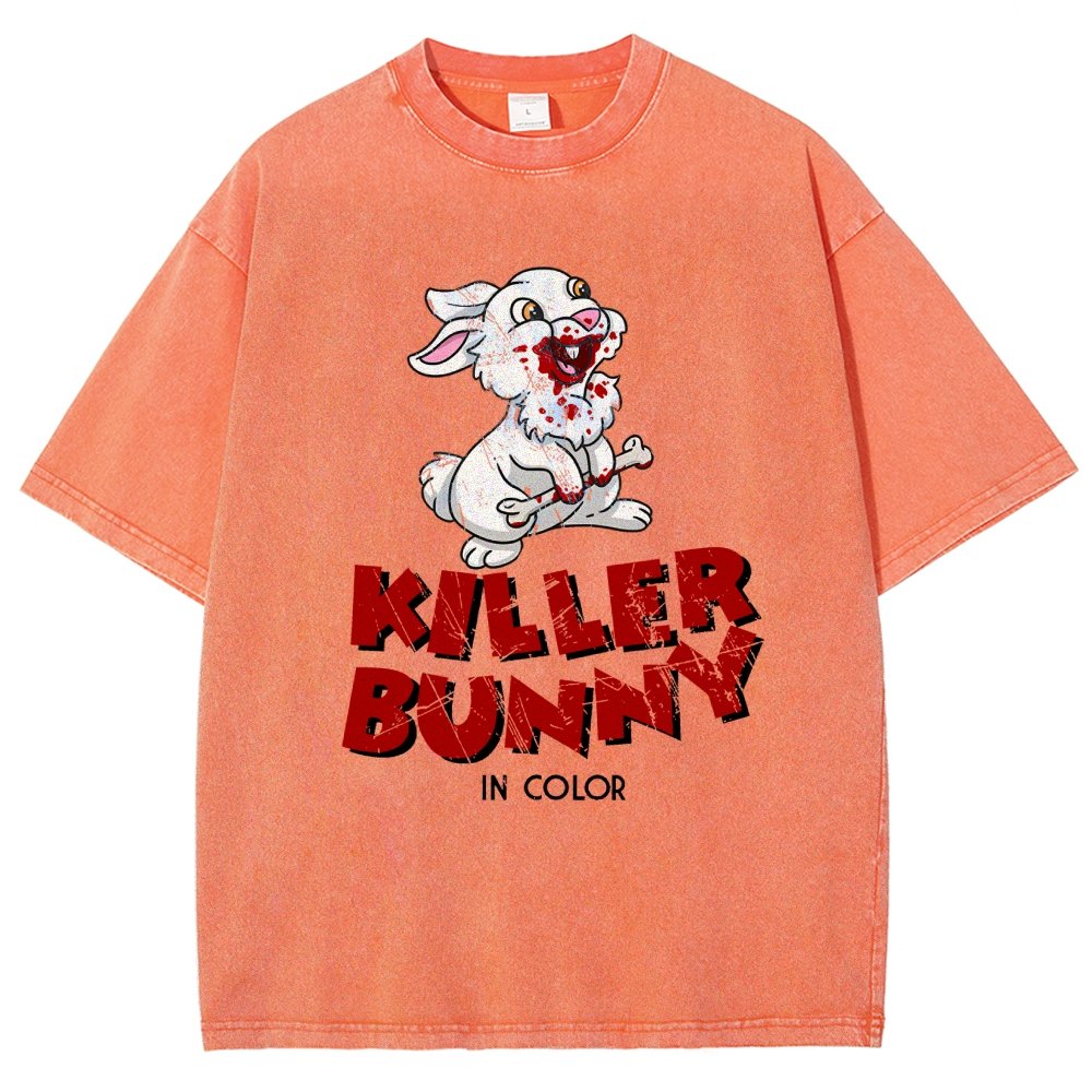 The Killer Bunny Vintage Distressed T-shirt