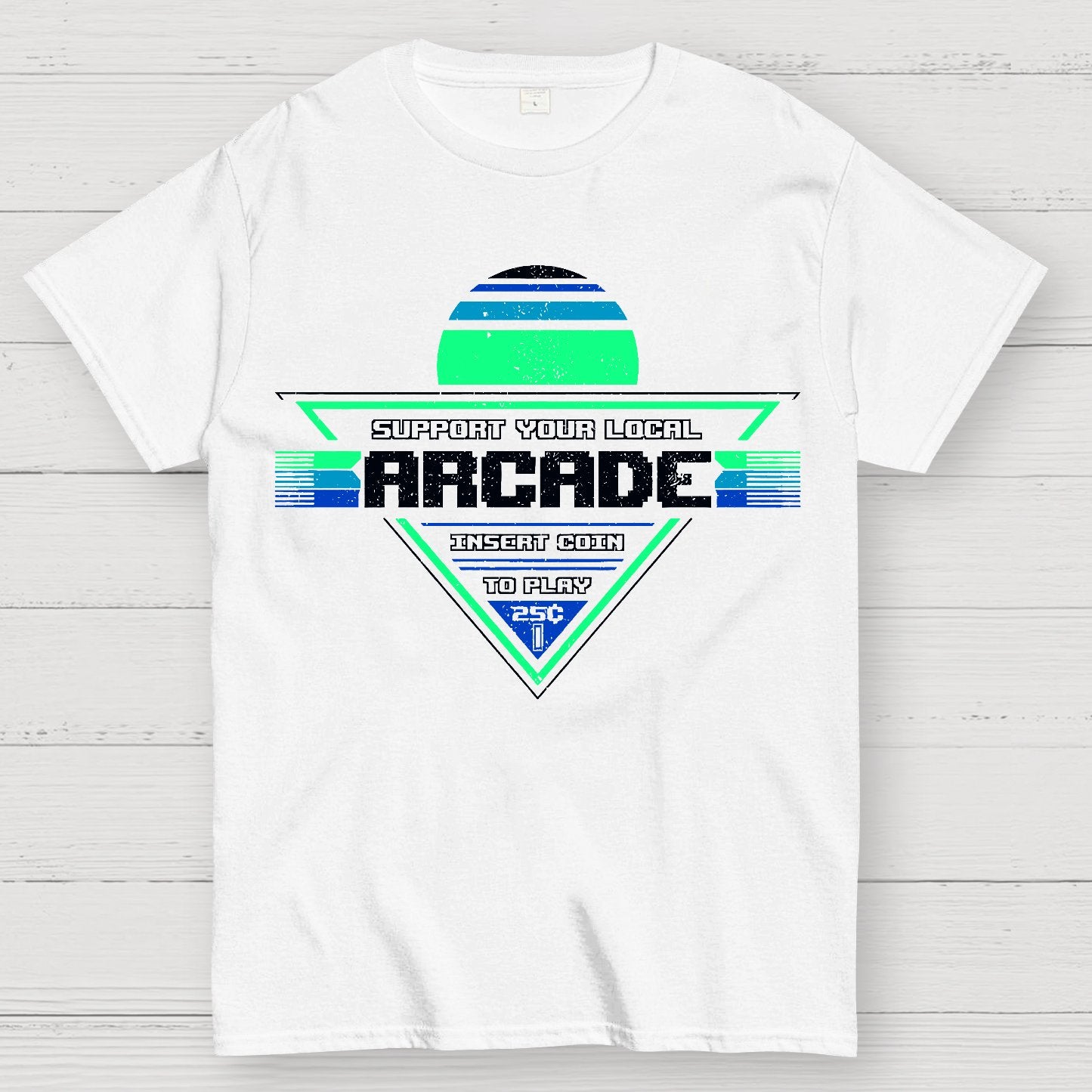 Support Your Local Arcade Geek T-Shirt