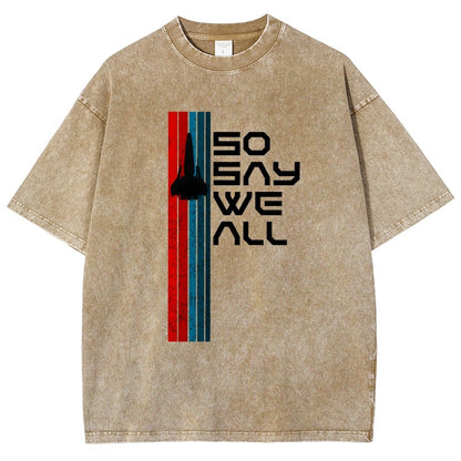 So Say We All Vintage Distressed T-shirt