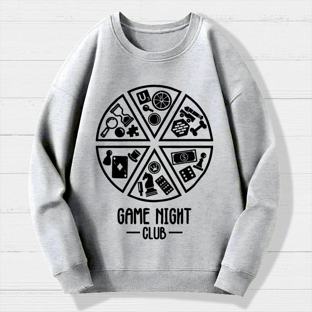 Game Night Club Geek Cotton Sweatshirt