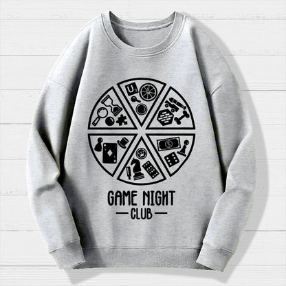Game Night Club Geek Cotton Sweatshirt