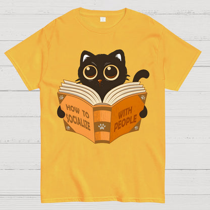 How To Socialise With People Geek T-Shirt