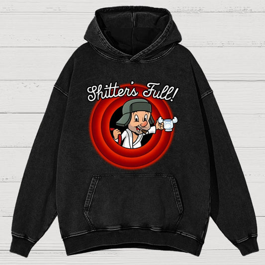 Shitter's Full Vintage Distressed Hoodie