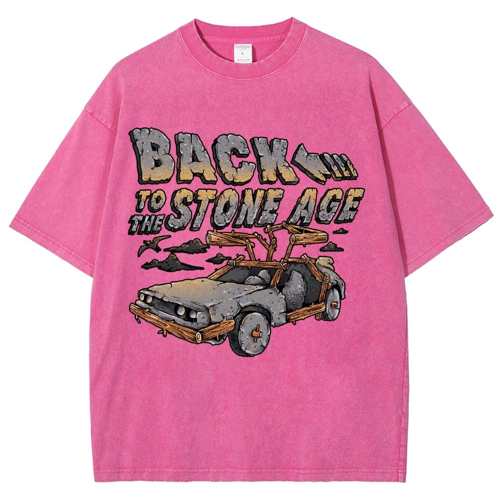 STONE AGE Vintage Distressed T-shirt